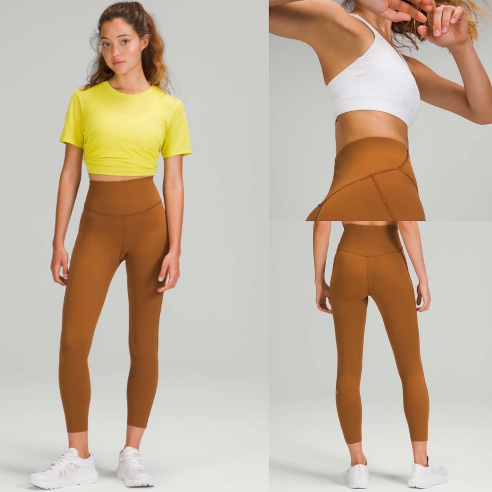 Lululemon Base Pace High-Rise Tight 25"Copper Brown! EUC